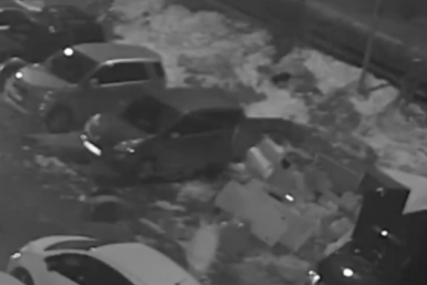 Скриншот из видео Видео очевидцев из telegram - канала Новости VL