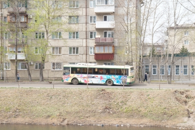 автобус, дома Марина  Померанцева , ИА EAOMedia