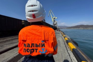 На территории Малого порта пресс-служба Малого порта