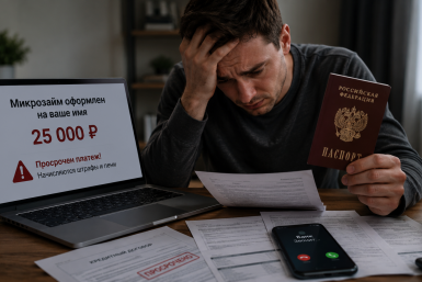 Фото трёх разворотов паспорта хватит для микрозайма Создано ИИ