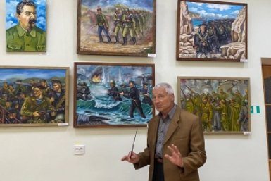 Огонь истории в кисти мастера: как в Находке рисуют Победу
