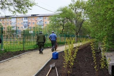 В Находке продолжаются мероприятия по благоустройству в рамках инициативного бюджетирования по направлению &quotМолодежный бюджет&quot пресс-служба администрации НГО