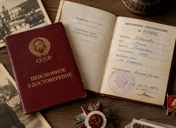 Нашли старое пенсионное удостоверение СССР: что можно узнать по этой книжечке — кроме размера пенсии