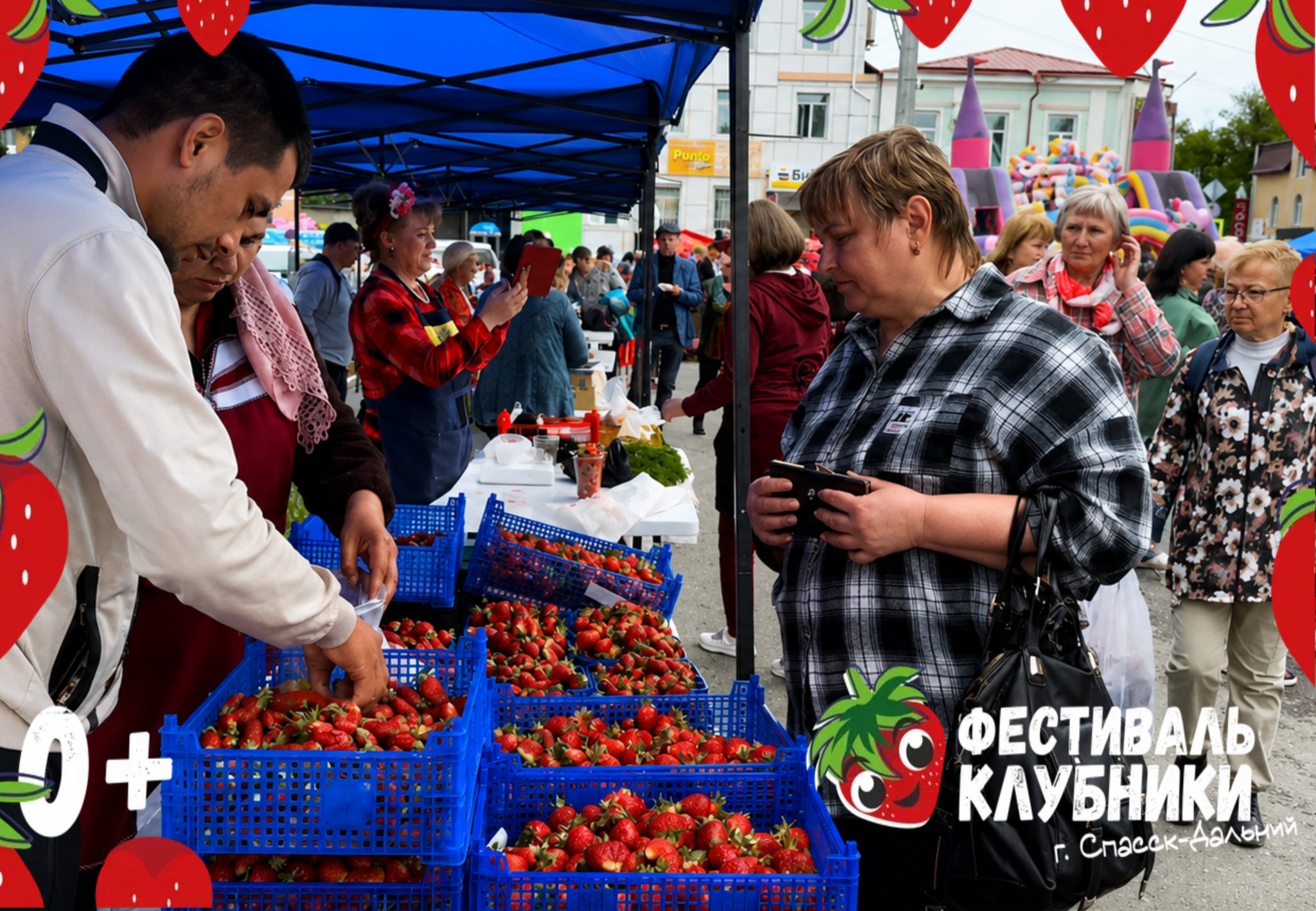 Фермеры представят самые разные сорта клубники на Фестивале клубники в Спасске-Дальнем